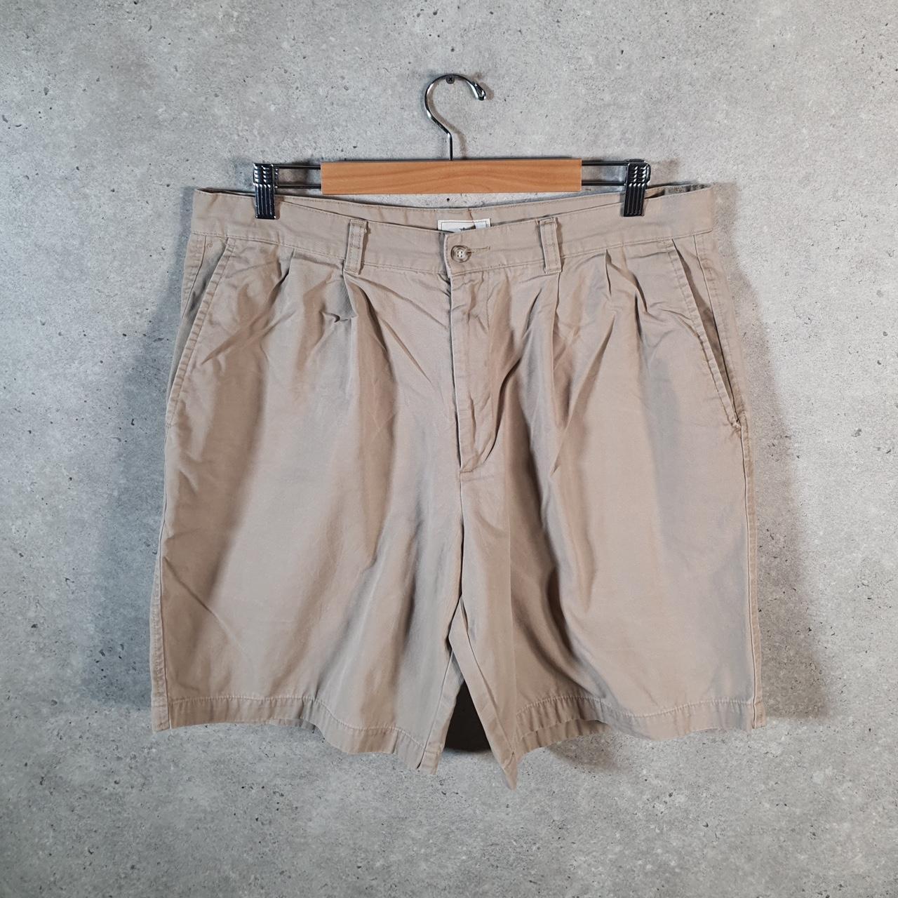 Vintage Dockers Chino Shorts Jorts Cargo Men’s W36 Brown Baggy Cotton A4448