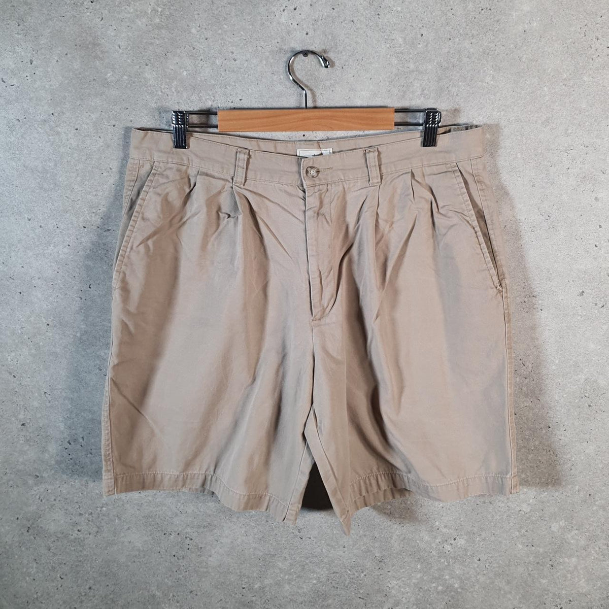 Vintage Dockers Chino Shorts Jorts Cargo Men’s W36 Brown Baggy Cotton A4448