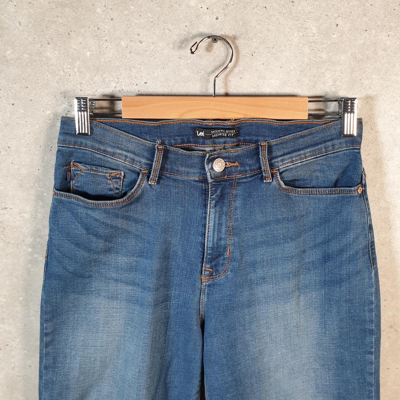 Vintage Lee Baggy Shorts Jorts Cargo Womens W30 Blue Relaxed Denim