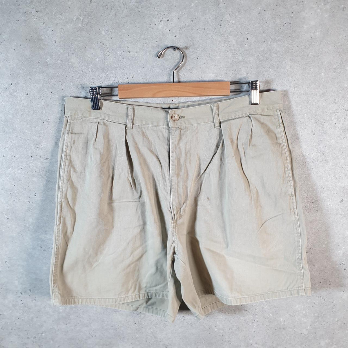 Vintage Ralph Lauren Polo Shorts Jorts Chino Cargo Men’s W36 Brown Baggy Cotton A4599