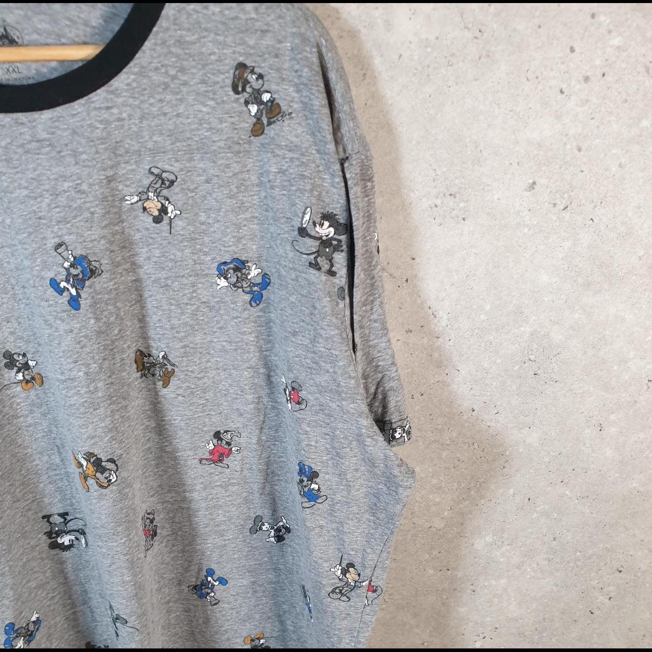 Vintage Disney Land Mickey Mouse T Shirt Men’s 2XL Grey Graphic Cartoon