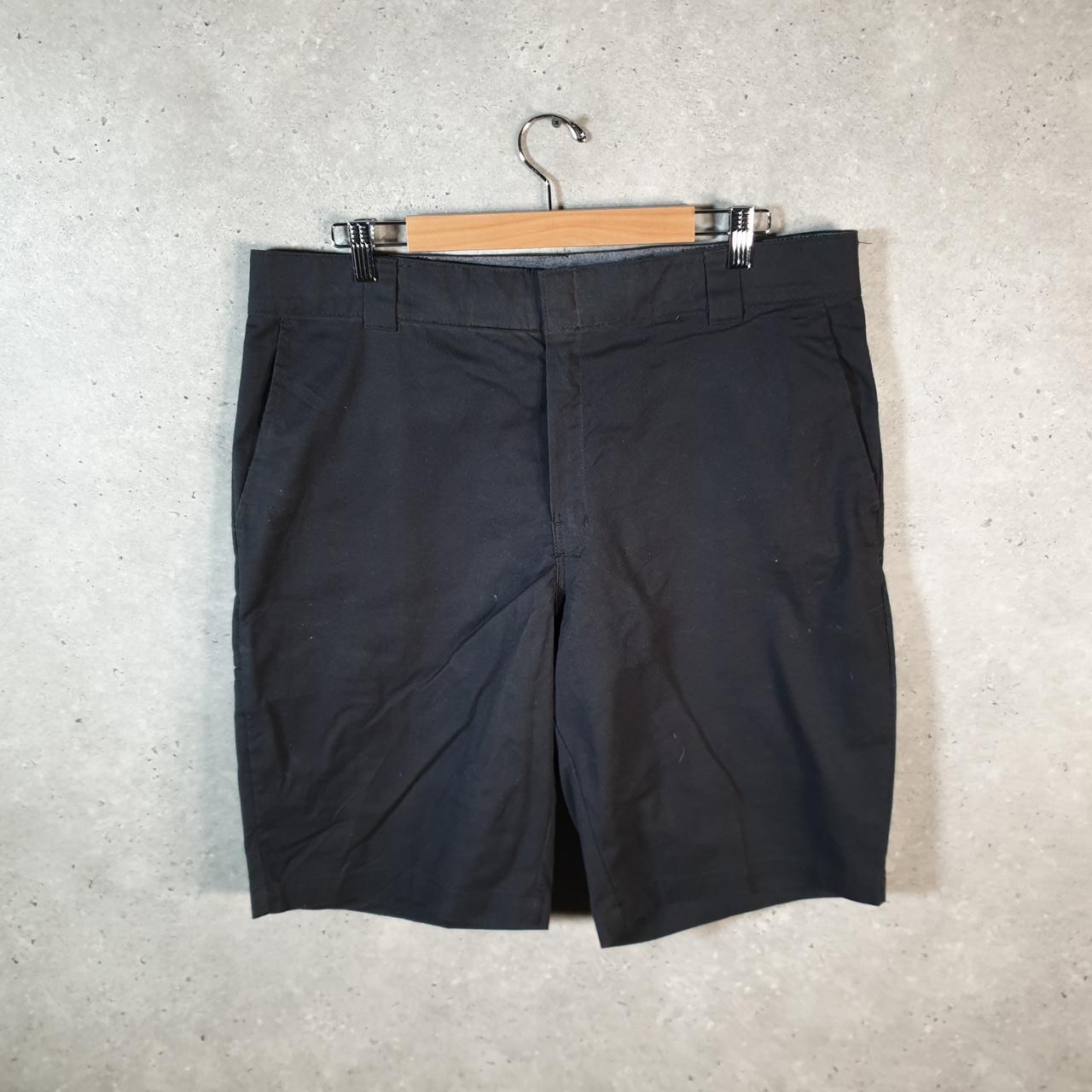 Vintage Dickies Carpenter Shorts Jorts Jeans Men’s W38 Black Relaxed Fit Baggy Workwear Big Fish Vintage