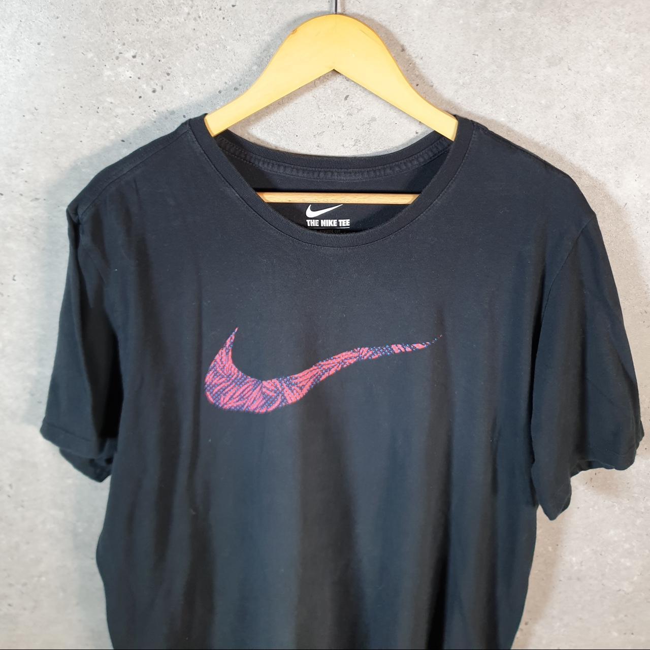 Vintage Nike T Shirt Shirt Men’s XL Black Logo Swoosh Athletic C9600