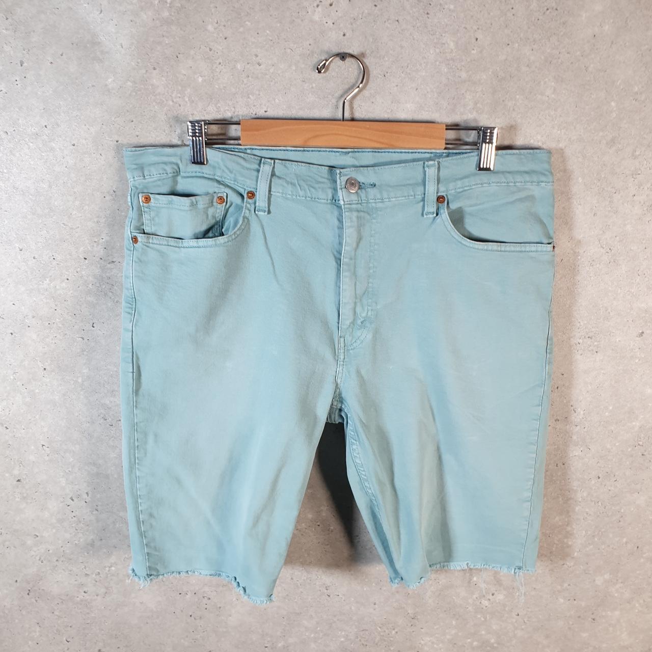 Vintage Levi’s 511 Baggy Shorts Jorts Cargo Mens W38 Blue Relaxed Denim