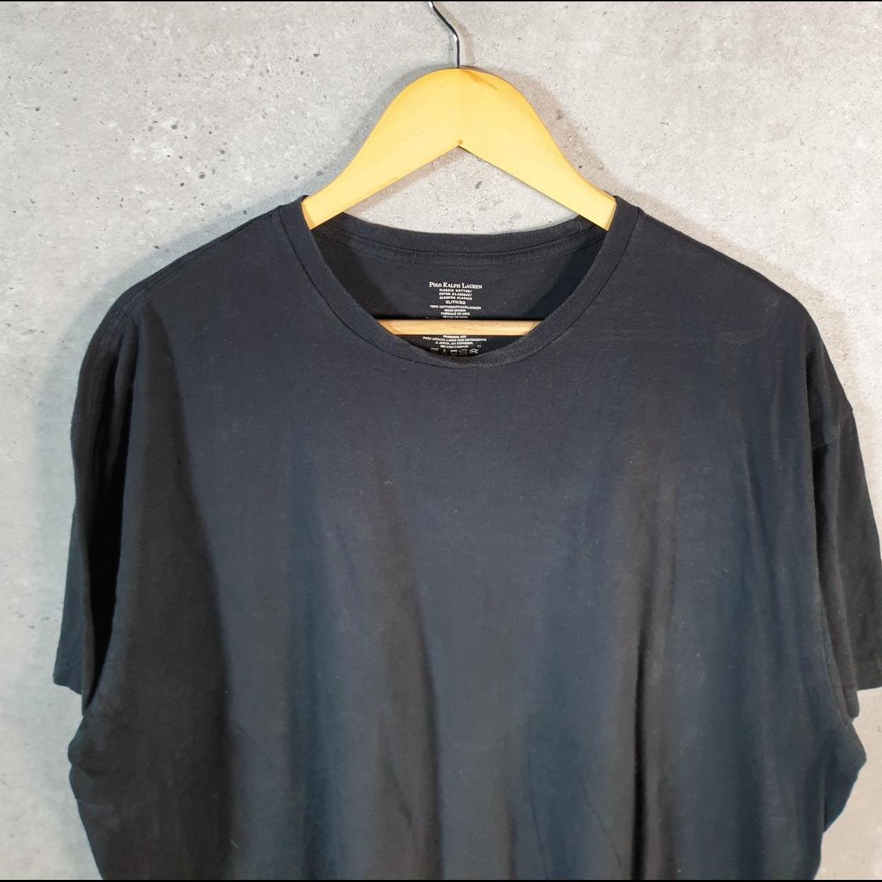 Vintage Ralph Lauren Polo T Shirt Men’s XL Black Embroidered Classic Fit Pony C8576