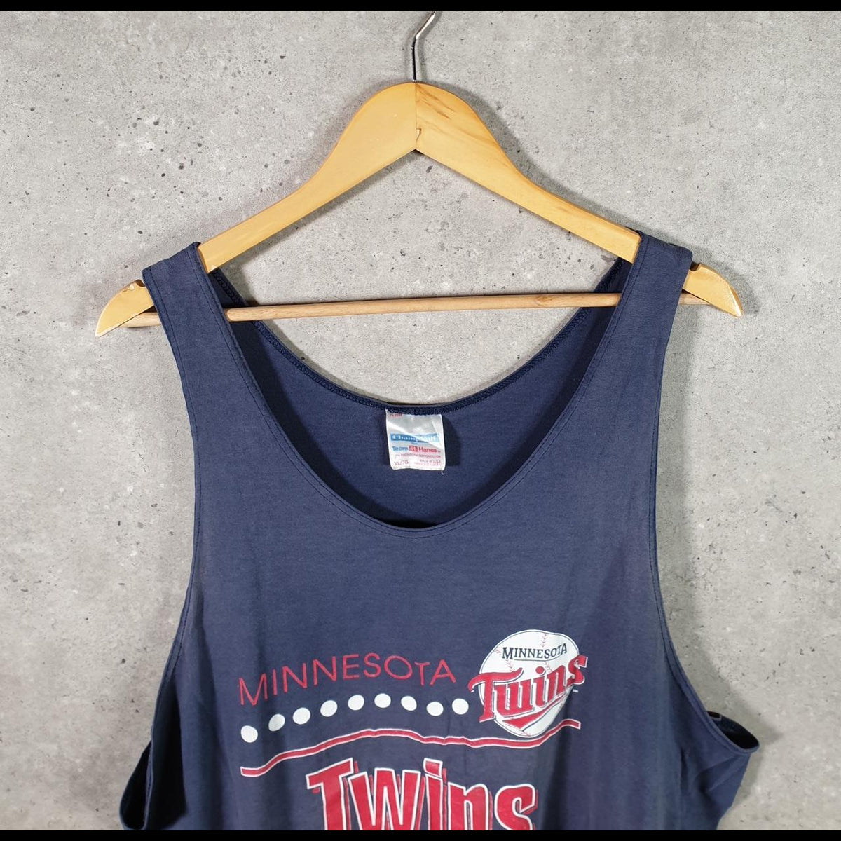 Vintage Champion Minnesota Twins MLB 90s USA Single Stitch Vest Men’s XL Blue
