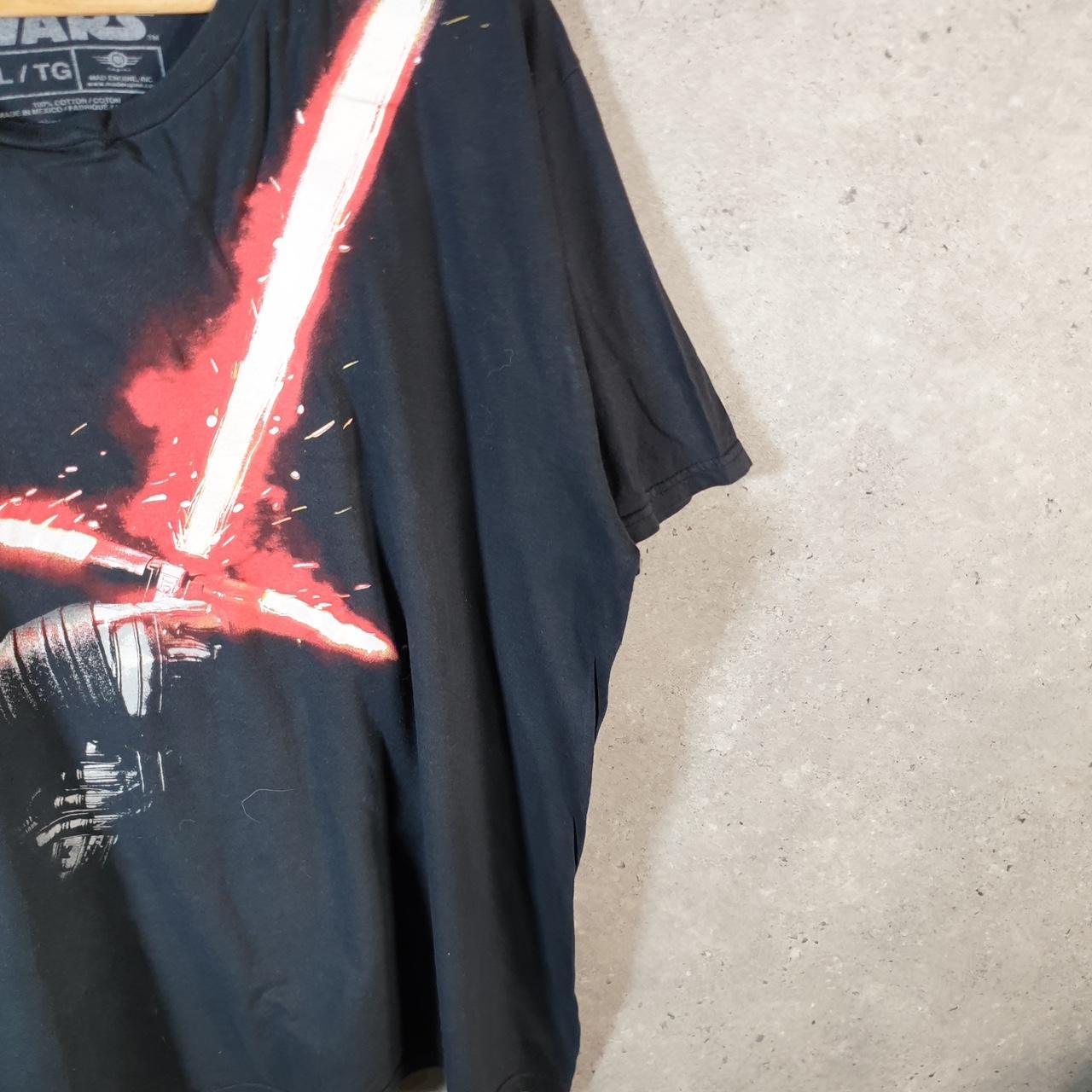 Vintage Star Wars Kylo Ren T Shirt Men’s XL Black Logo Graphic Spellout