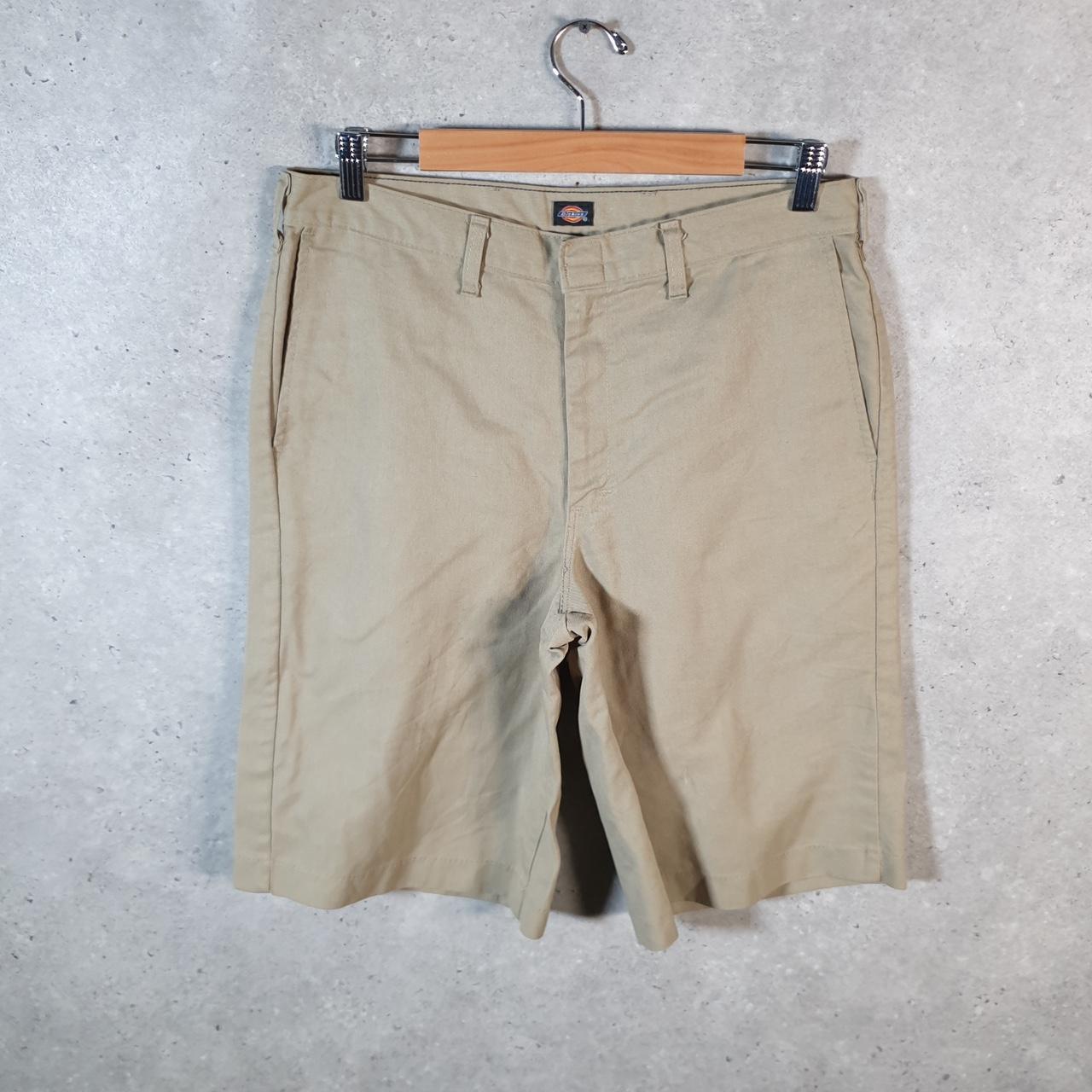Vintage Dickies Baggy Chino Shorts Jorts Cargo Mens W33 Brown Loose Fit