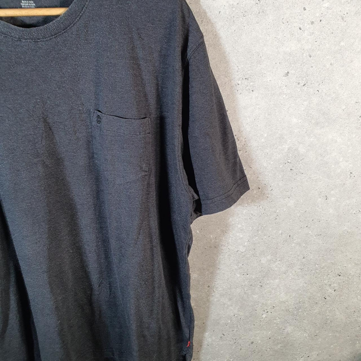 Vintage Izod Pocket T Shirt Men’s XL Grey Classic Fit Embroidered Logo