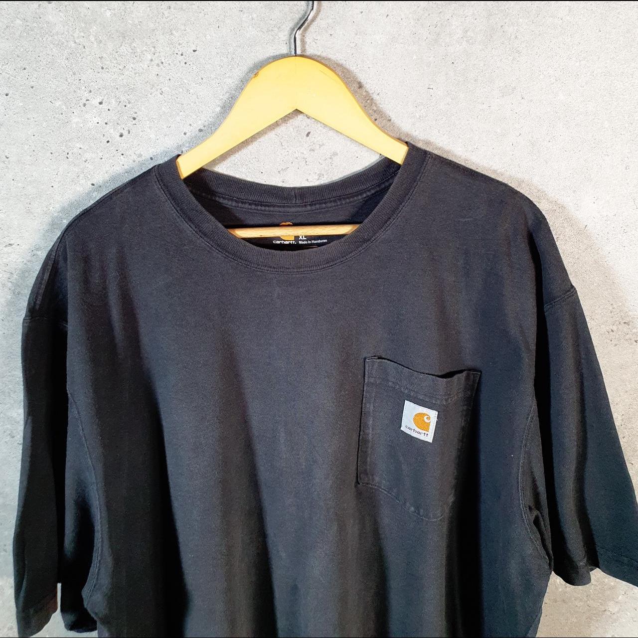 Vintage Carhartt Pocket T Shirt Men’s XL Black Workwear Chore Utility Original Fit C9232