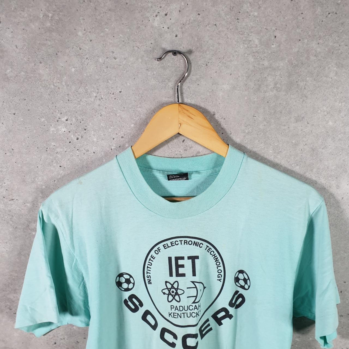 Vintage Screen Stars Best Paducah Kentucky Soccer USA Single Stitch T Shirt Men’s Medium Blue Big Fish Vintage