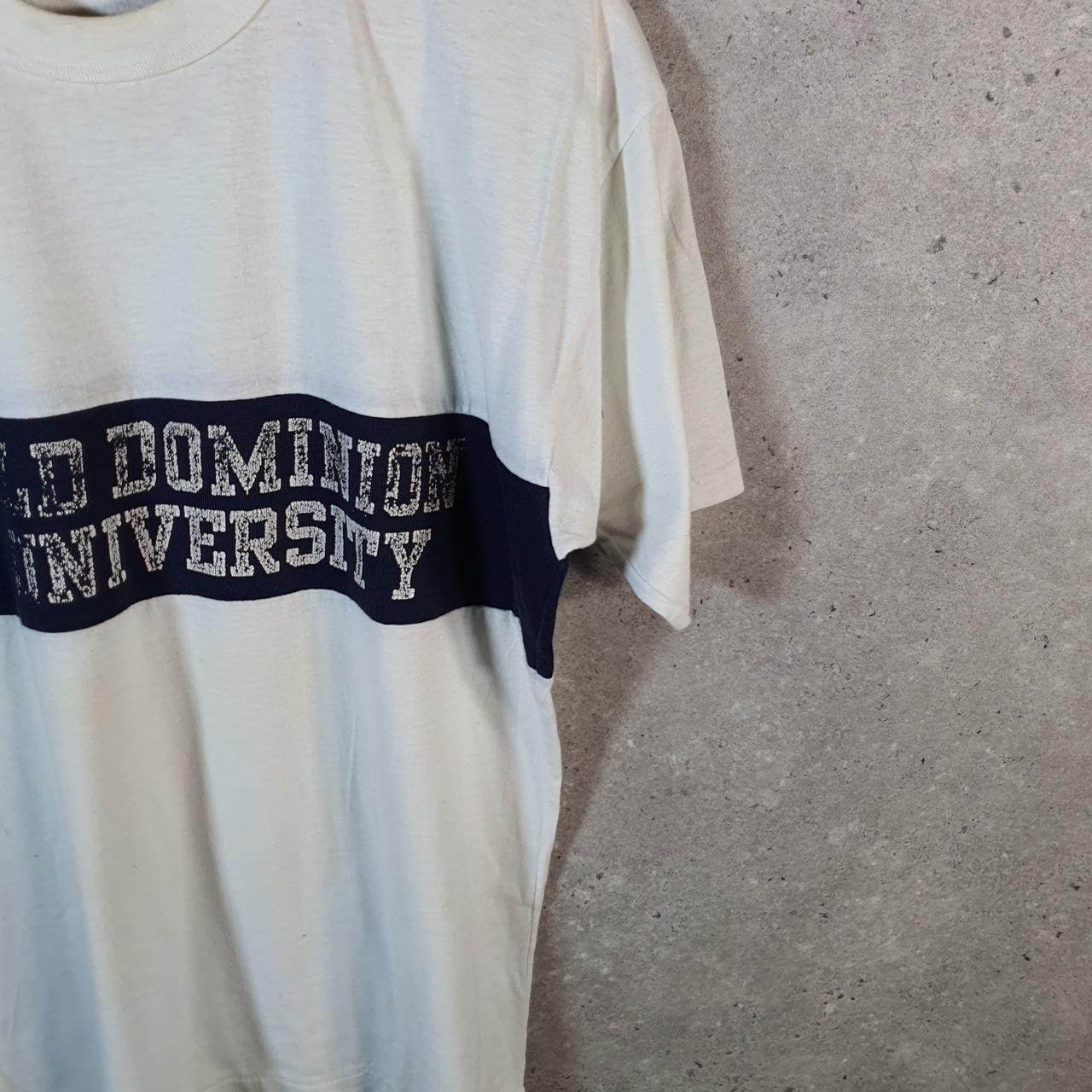 Vintage Velva Sheen Old Dominion University Graphic USA Single Stitch T Shirt Men’s XL White