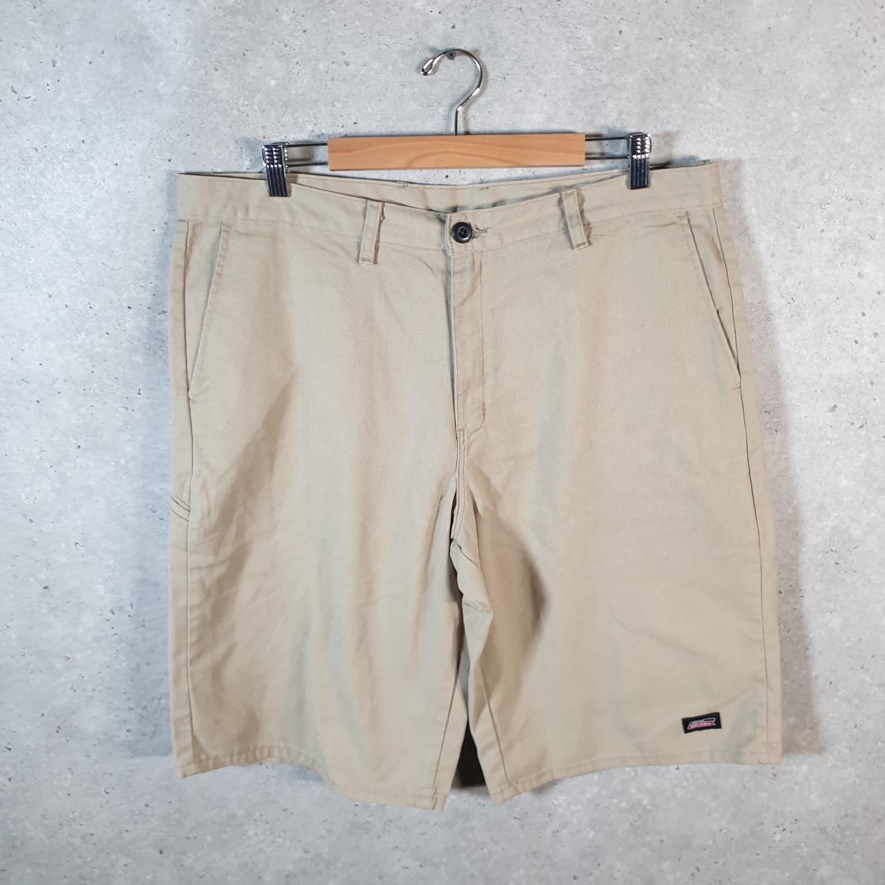 Vintage Dickies Baggy Chino Shorts Jorts Cargo Mens W38 Brown Loose Fit