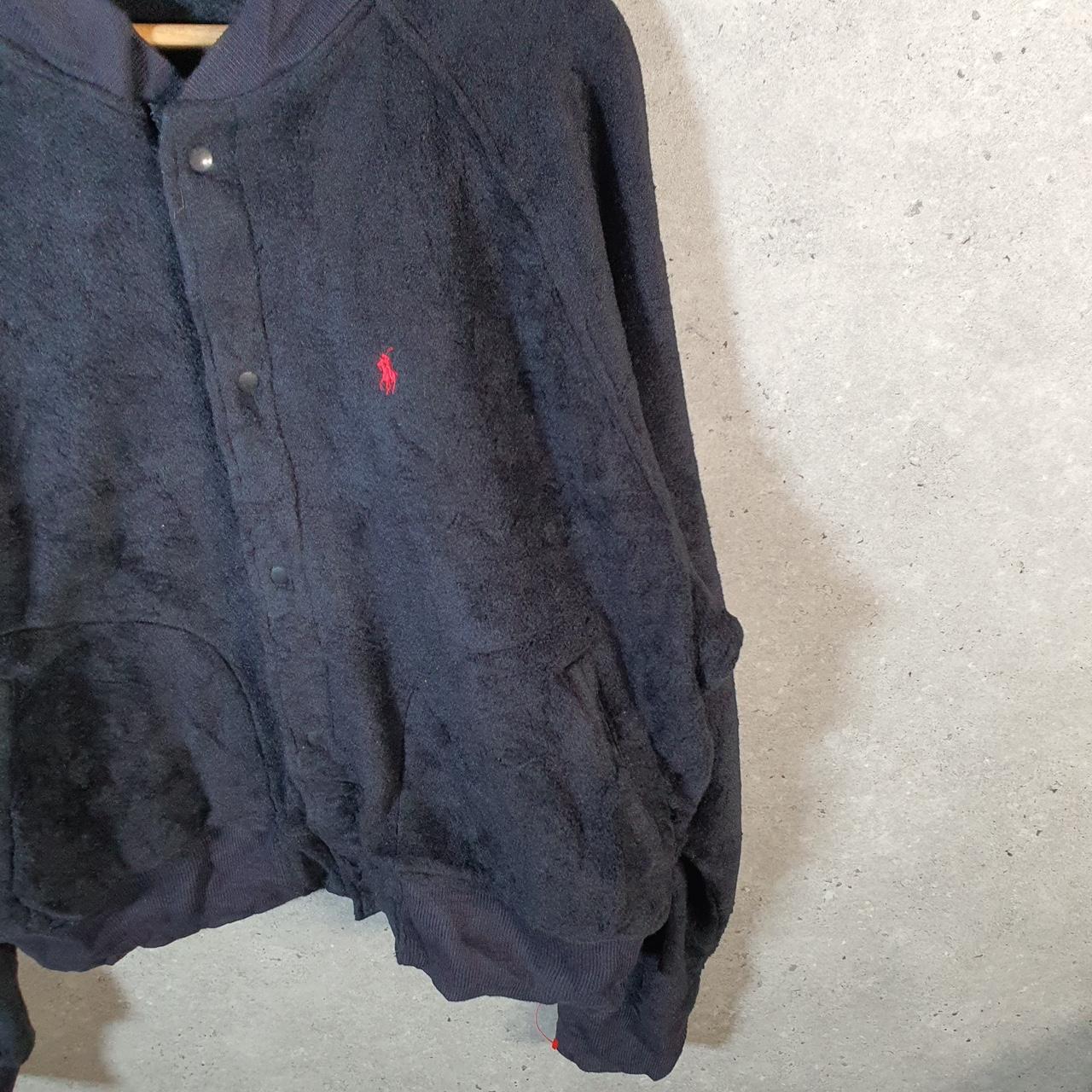 Vintage Ralph Lauren Polo 90s USA Fleece Sweatshirt Men’s Large Black Pony