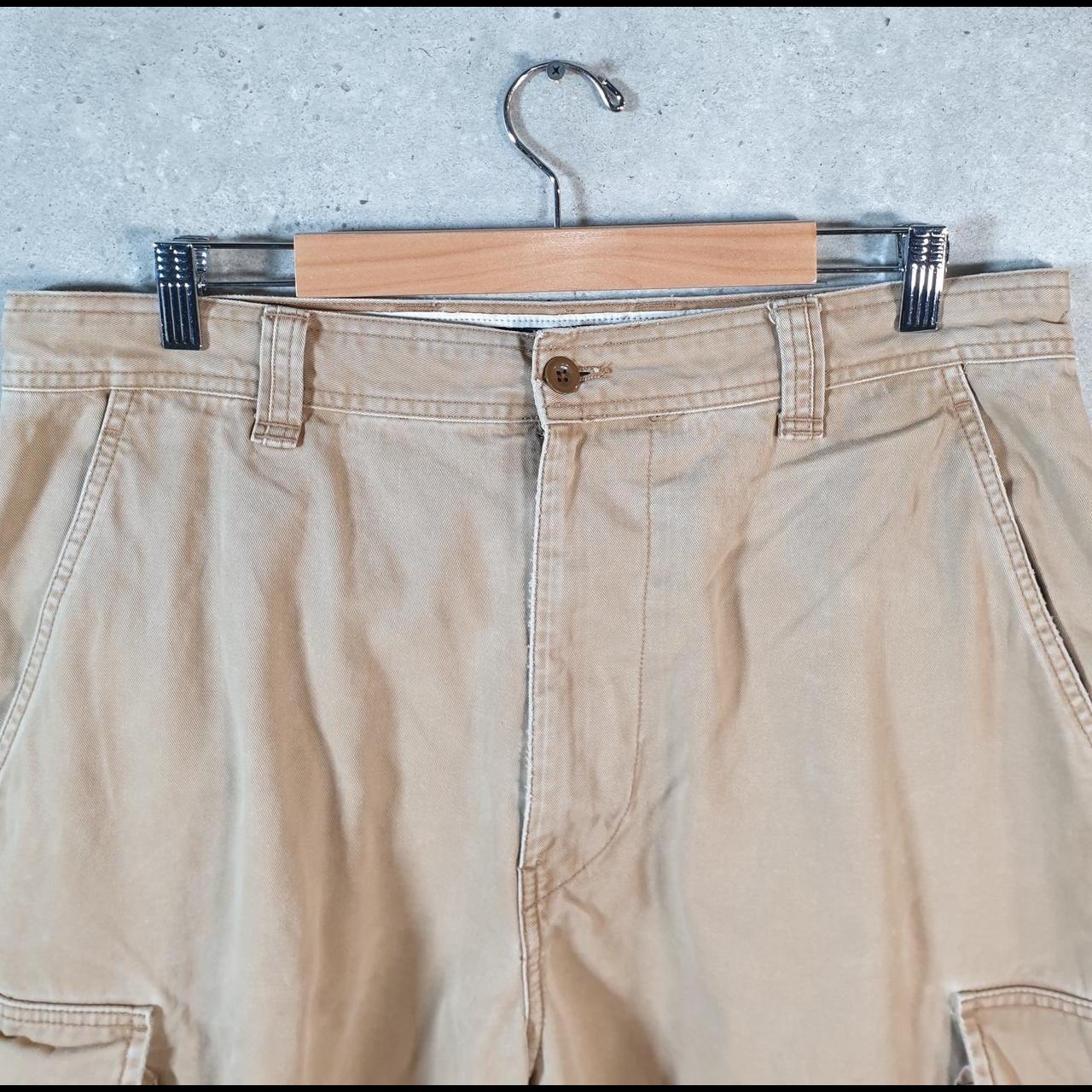 Vintage Ralph Lauren Polo Jeans Shorts Jorts Chino Cargo Men’s W36 Brown Baggy Cotton