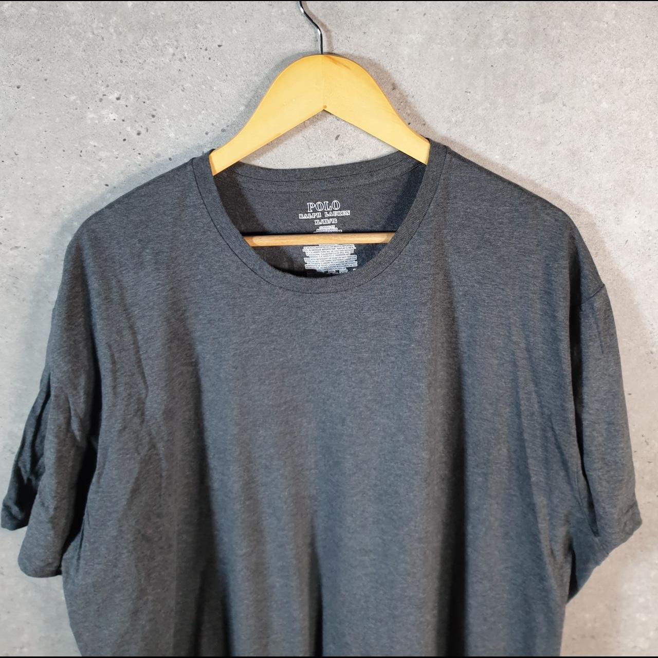 Vintage Ralph Lauren Polo T Shirt Men’s XL Grey Embroidered Classic Fit Pony C8602