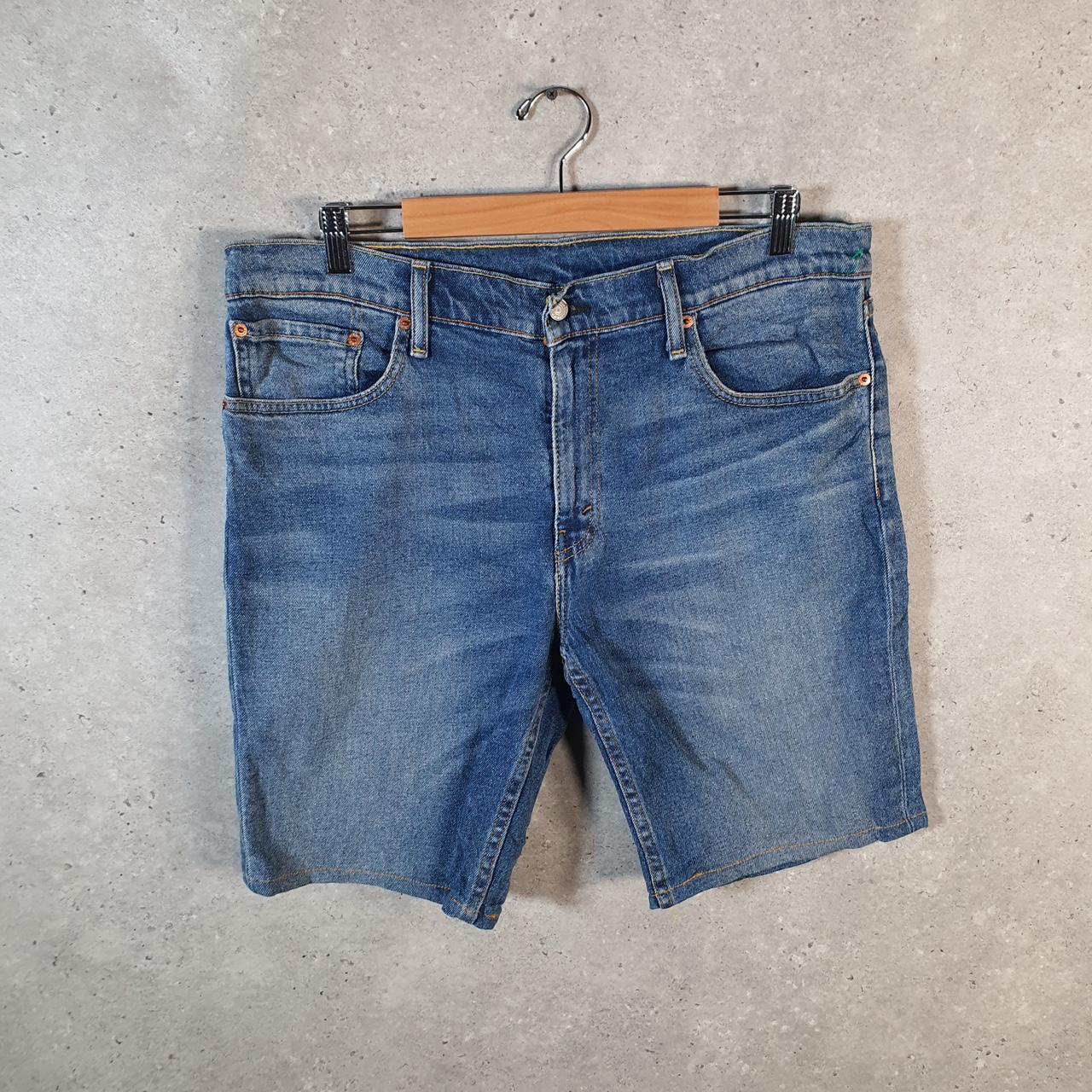 Vintage Levi’s 511 Baggy Shorts Jorts Cargo Mens W36 Blue Relaxed Denim