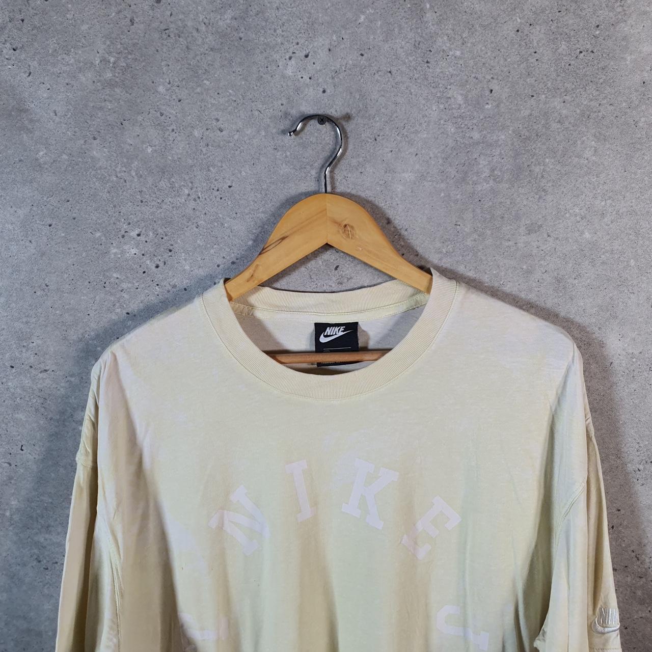 Vintage Nike Just Do It T Shirt Men’s Large Yellow Swoosh Logo Athletic Big Fish Vintage