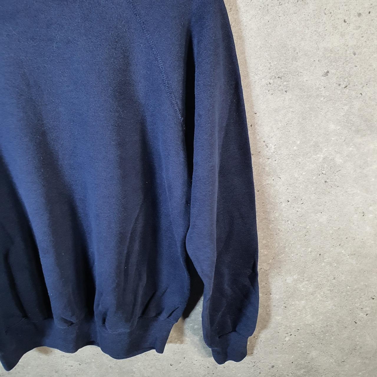 Vintage Lee Sturdy Sweats Sweatshirt Men’s Large Navy Blue USA Baggy Blank