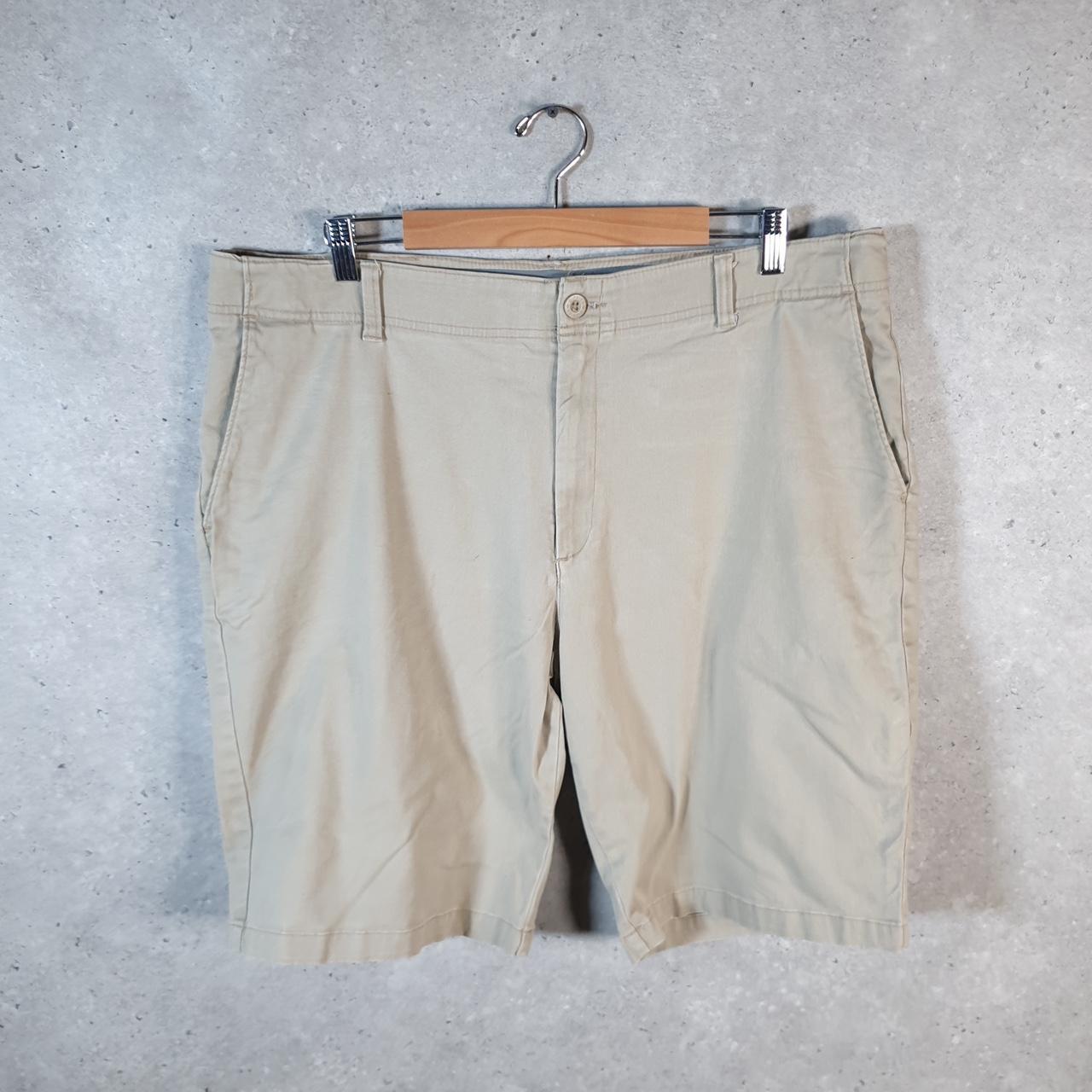 Vintage Dickies Flex Baggy Chino Shorts Jorts Cargo Mens W40 Brown Relaxed Fit