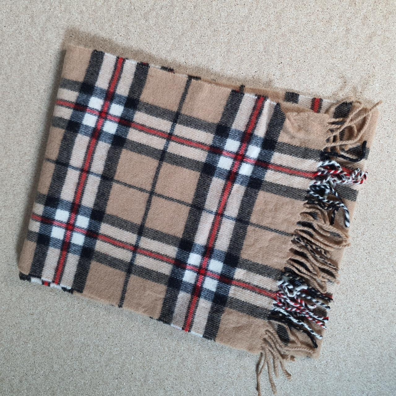 Lambs Wool Tartan Nova Check Checkered Scarf