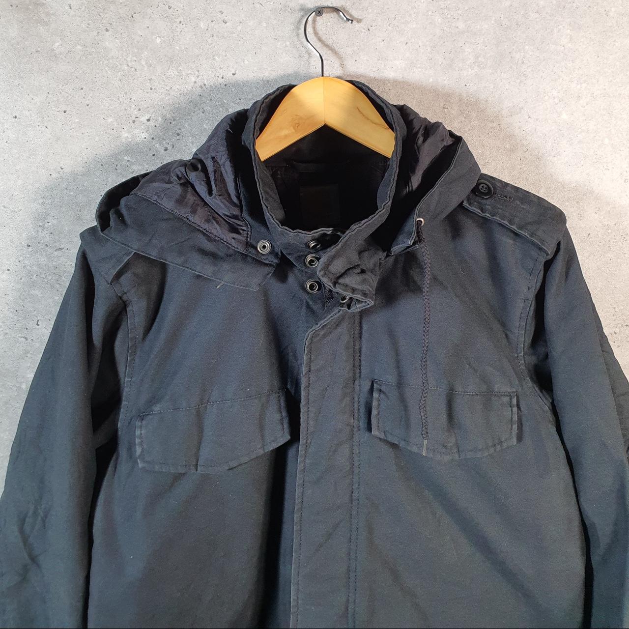 Vintage Carhartt Hickman Quilted Work Jacket Men’s Medium Black Workwear Canvas USA Big Fish Vintage