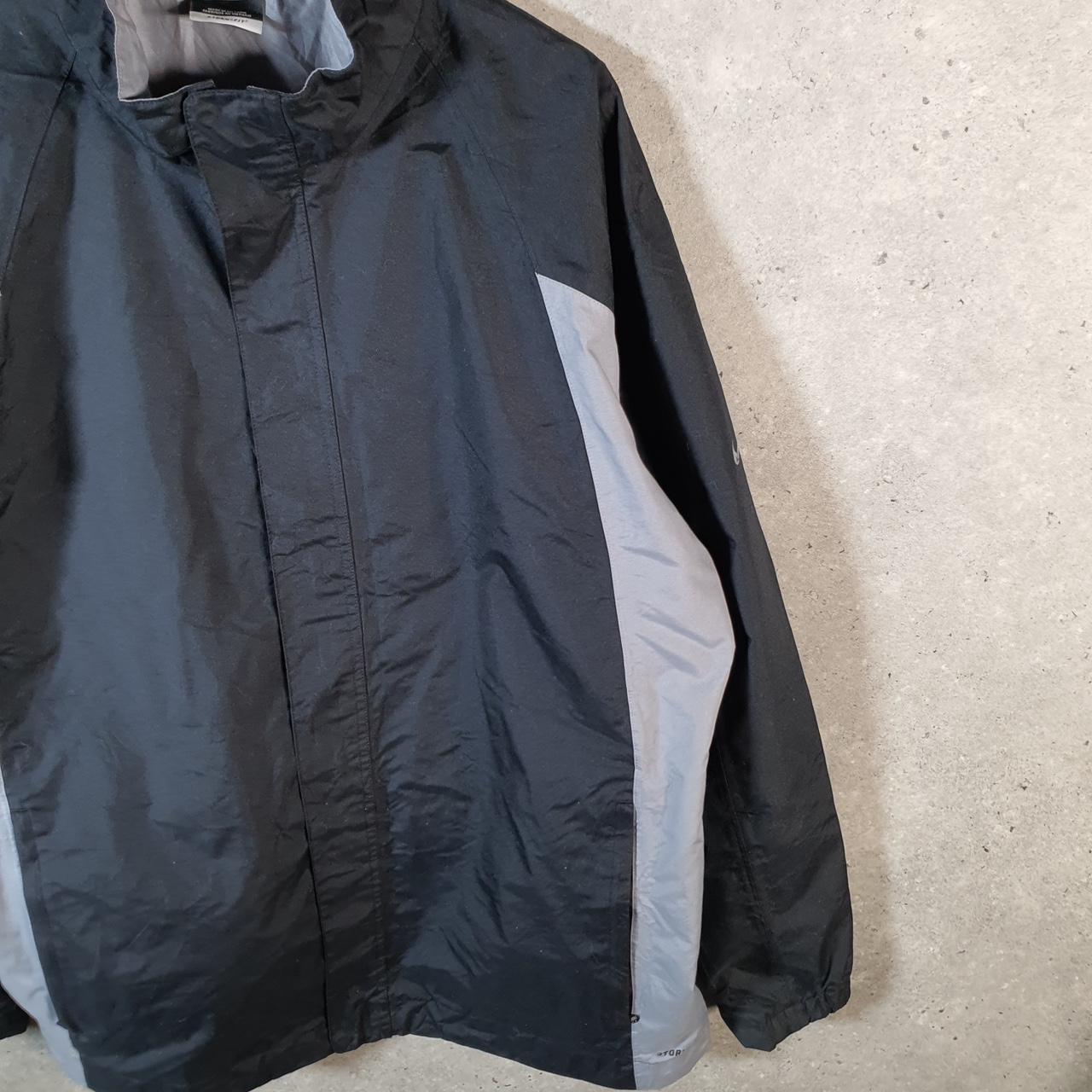 Vintage Nike Storm Fit Windbreaker Track Jacket Mens XL Black USA Swoosh Full Zip USA