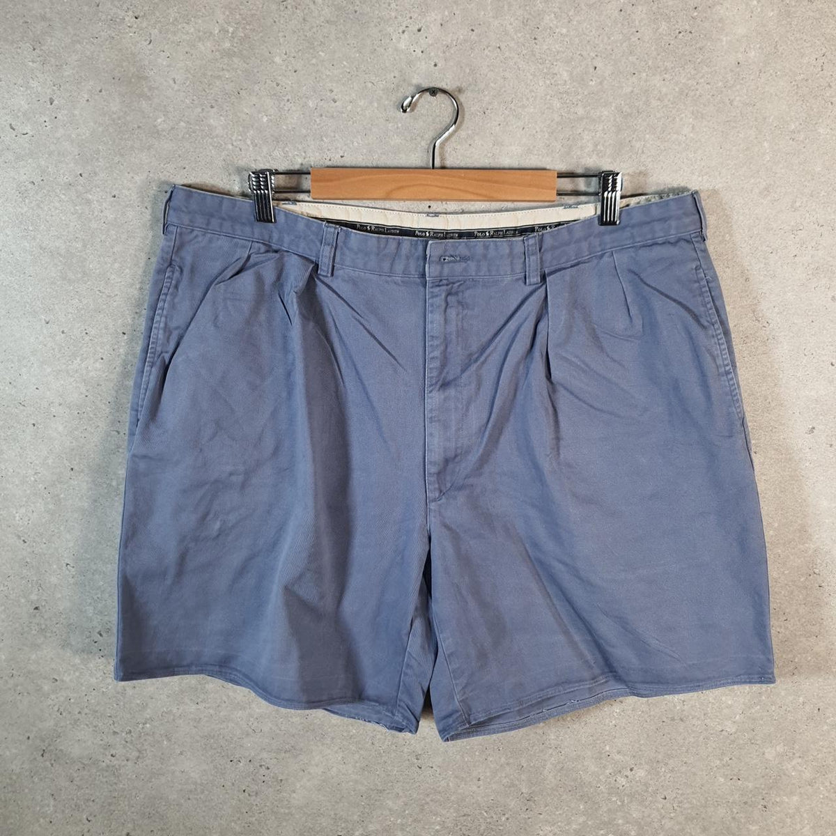 Vintage Ralph Lauren Polo Shorts Jorts Cargo Men’s W40 Blue Baggy Cotton A4656