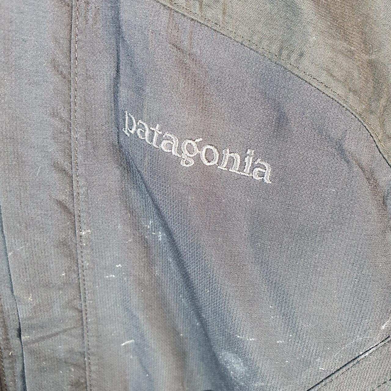 Vintage Patagonia GoreTex Jacket Womens XS Black Full Zip Lightweight Windbreaker Big Fish Vintage