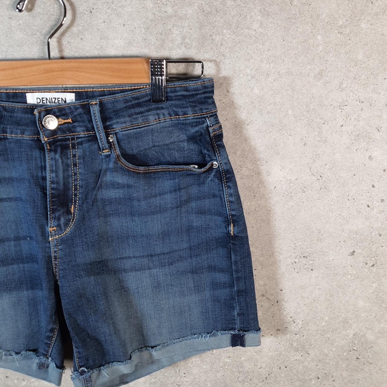 Vintage Levi’s Baggy Shorts Jorts Cargo Womens W28 Blue Relaxed Denim A4552