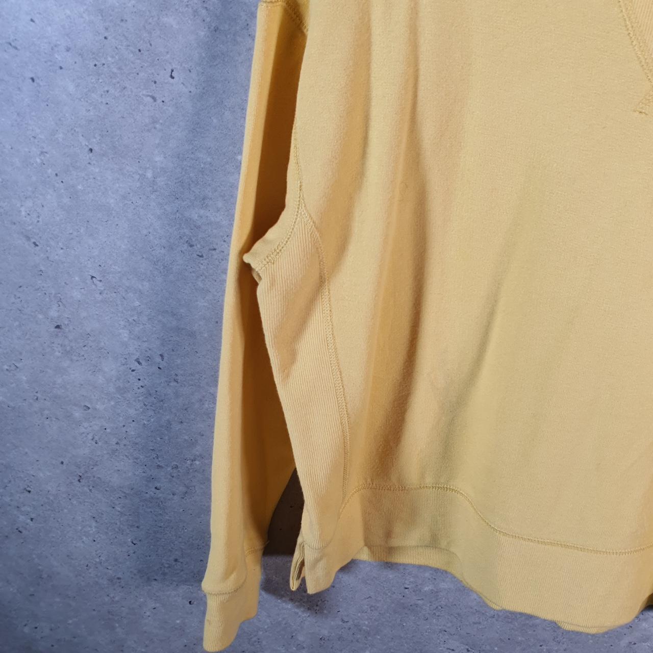 Vintage Ralph Lauren Polo Sweatshirt Men’s Small Yellow Boxy Baggy Pullover Pony