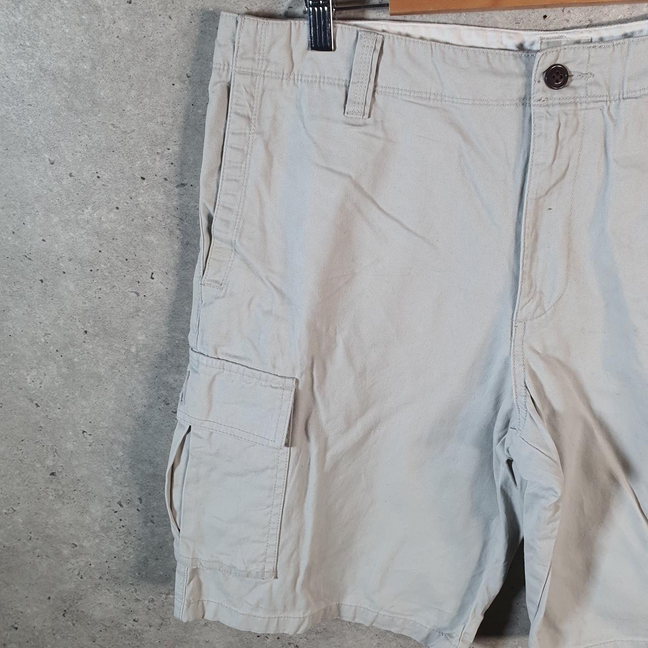 Vintage Dockers Chino Shorts Jorts Cargo Men’s W36 Beige Baggy Cotton A4405