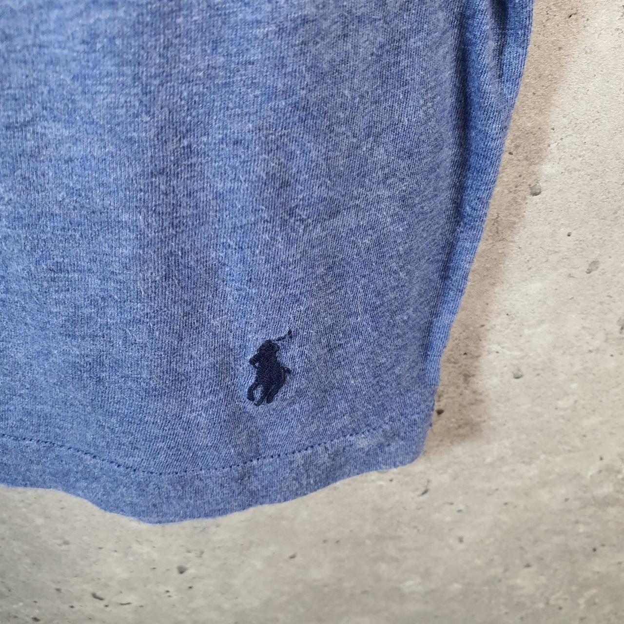 Vintage Ralph Lauren Polo T Shirt Men’s XL Blue Embroidered Pony Classic Fit C9113