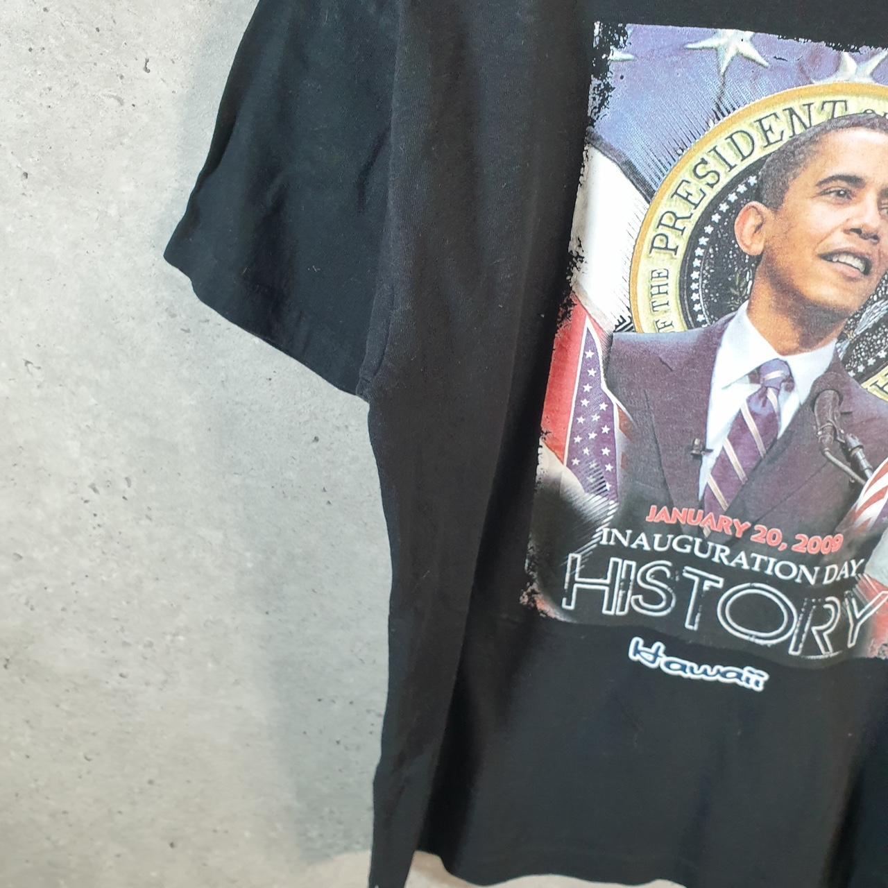 Vintage Barack Obama 2009 Inauguration USA T Shirt Men’s Black XL
