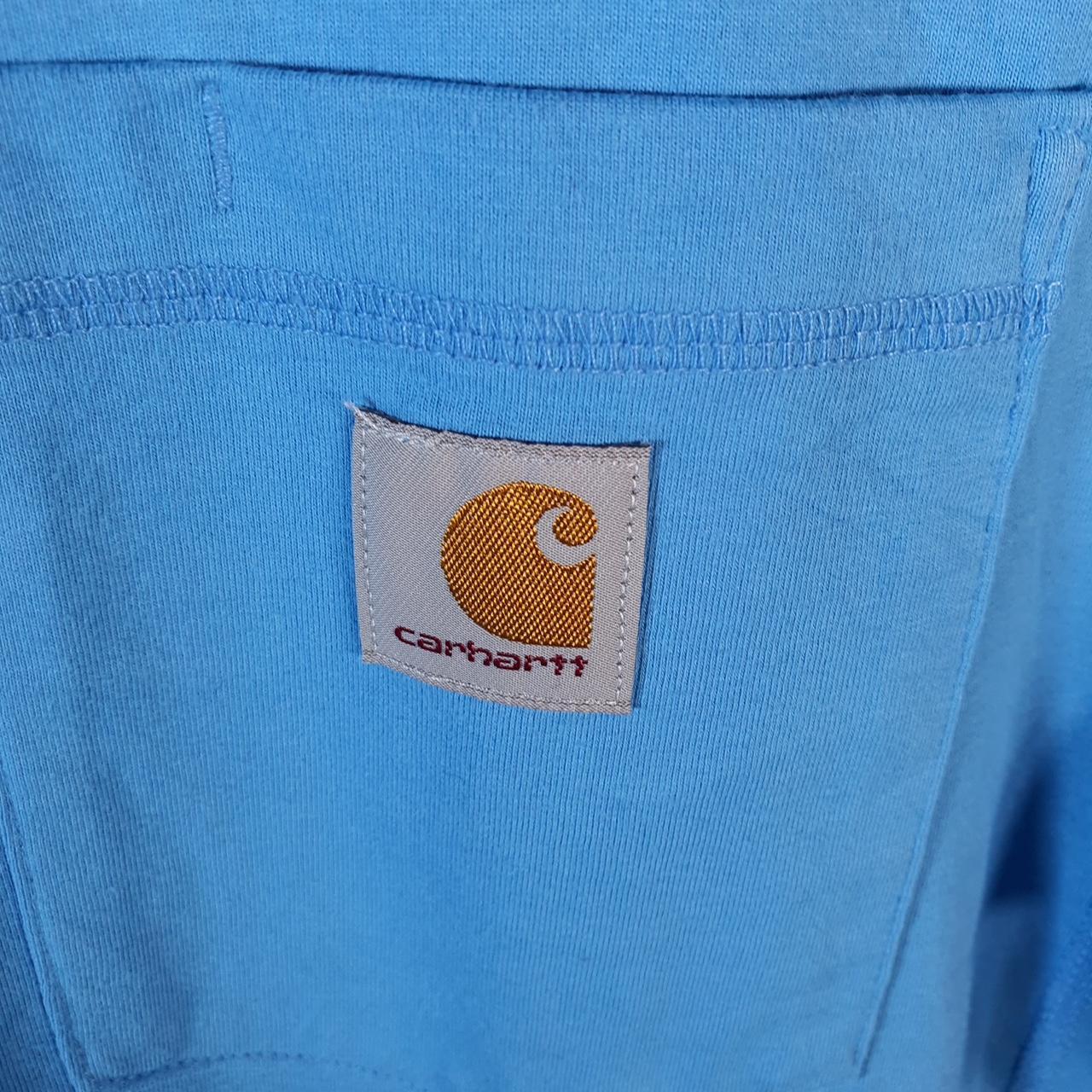 Vintage Carhartt Pocket T Shirt Men’s Medium Blue Workwear Chore Utility Relaxed Fit C9241