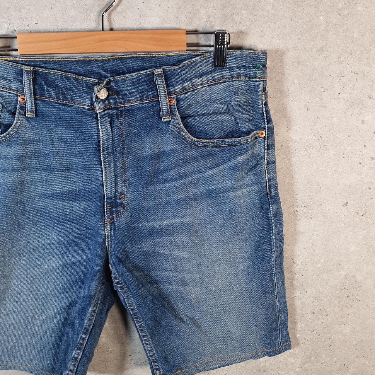 Vintage Levi’s 511 Baggy Shorts Jorts Cargo Mens W36 Blue Relaxed Denim
