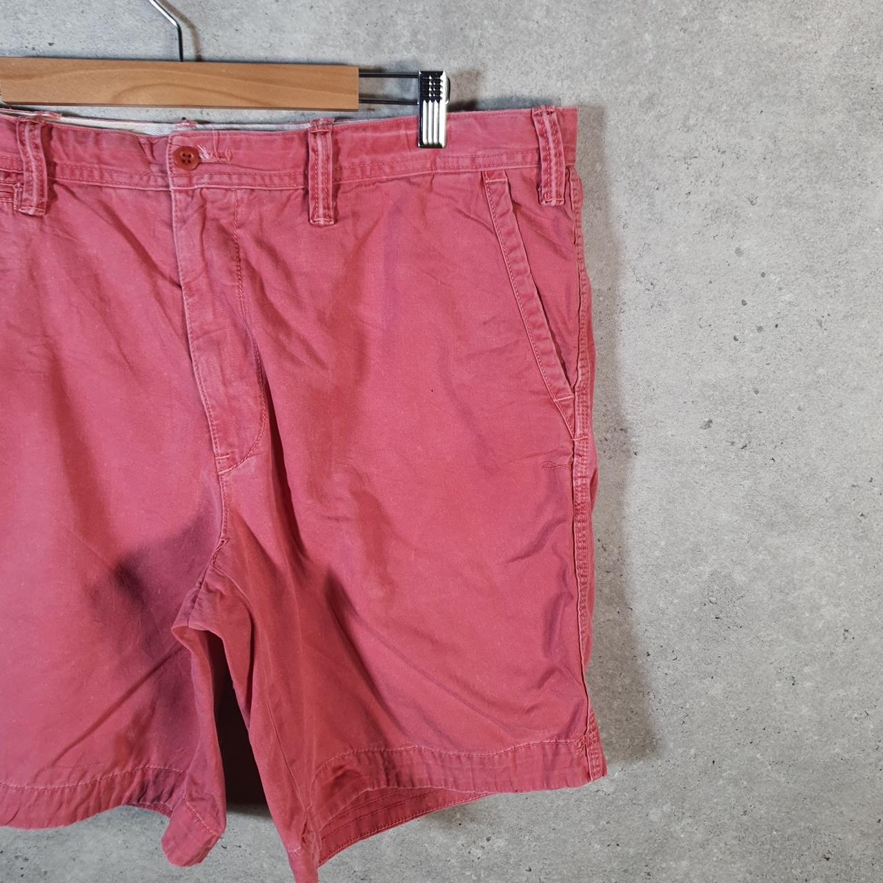 Vintage Ralph Lauren Polo Shorts Jorts Chino Cargo Men’s W40 Tall Pink Baggy Cotton