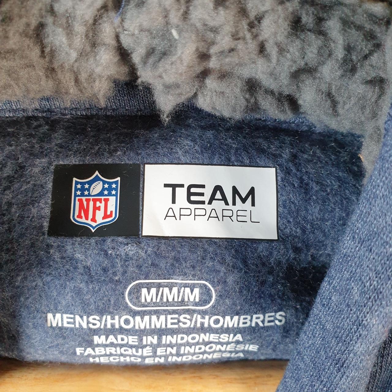 Vintage NFL Seattle Seahawks Hoodie Mens Medium Blue Pullover USA Pro Sport