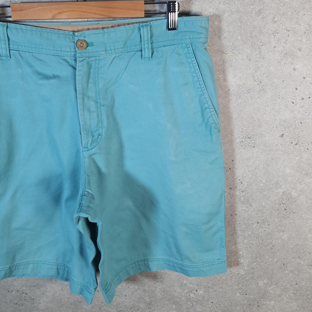 Vintage Izod Golf Chino Shorts Jorts Cargo Men’s W36 Blue Baggy Cotton