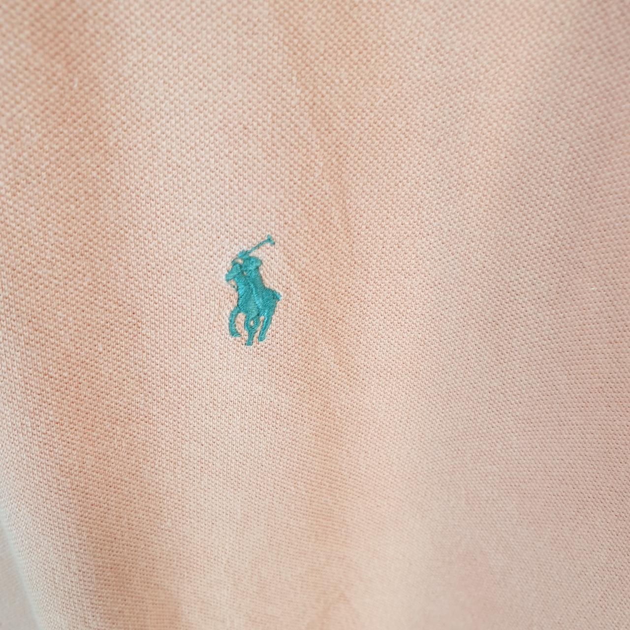 Vintage Ralph Lauren Polo Shirt Men’s Large Pink Classic Fit Embroidered Pony