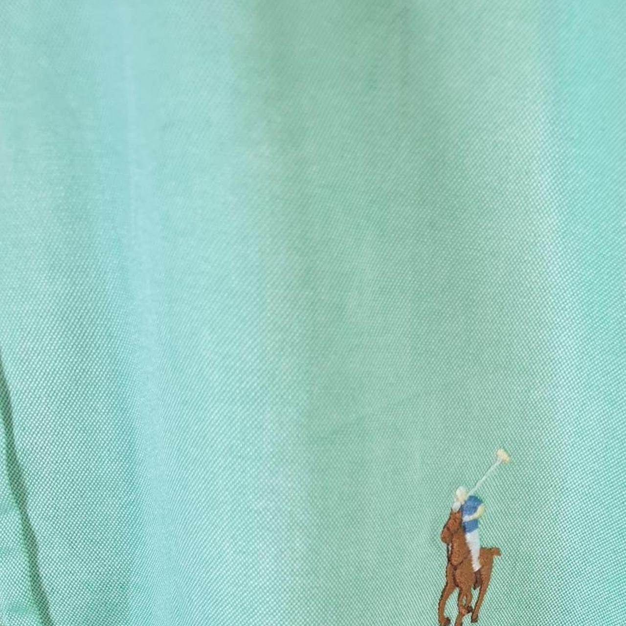 Vintage Ralph Lauren Button Down Shirt Men’s Large Blue Cotton Classic Fit Pony