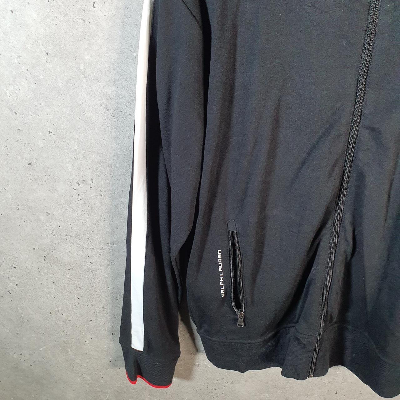 Vintage Ralph Lauren Polo Sweatshirt Men’s Small Black Cotton Full Zip Pony