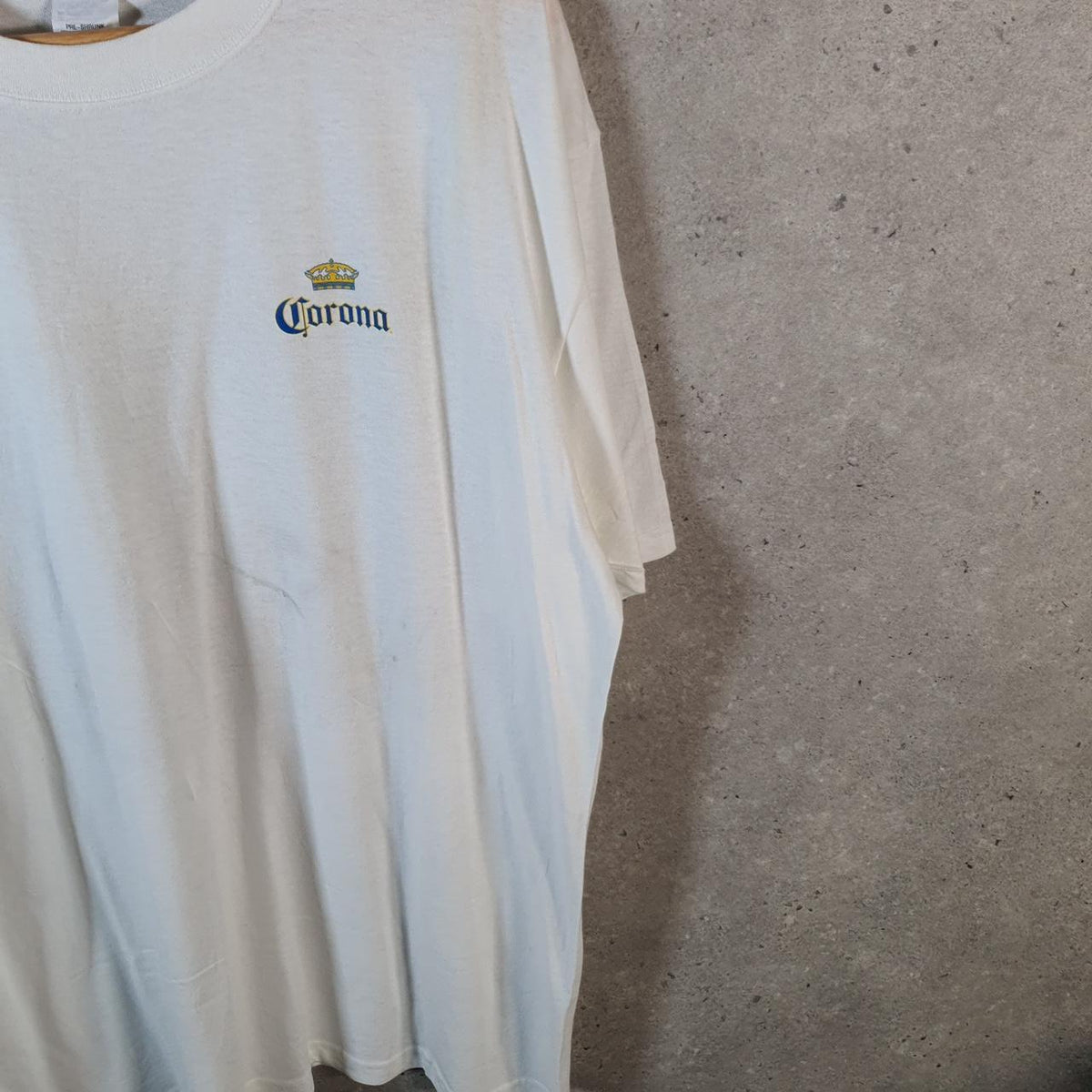 Vintage Anvil Kick Back Graphic USA 90s USA Single Stitch T Shirt Men’s XL White