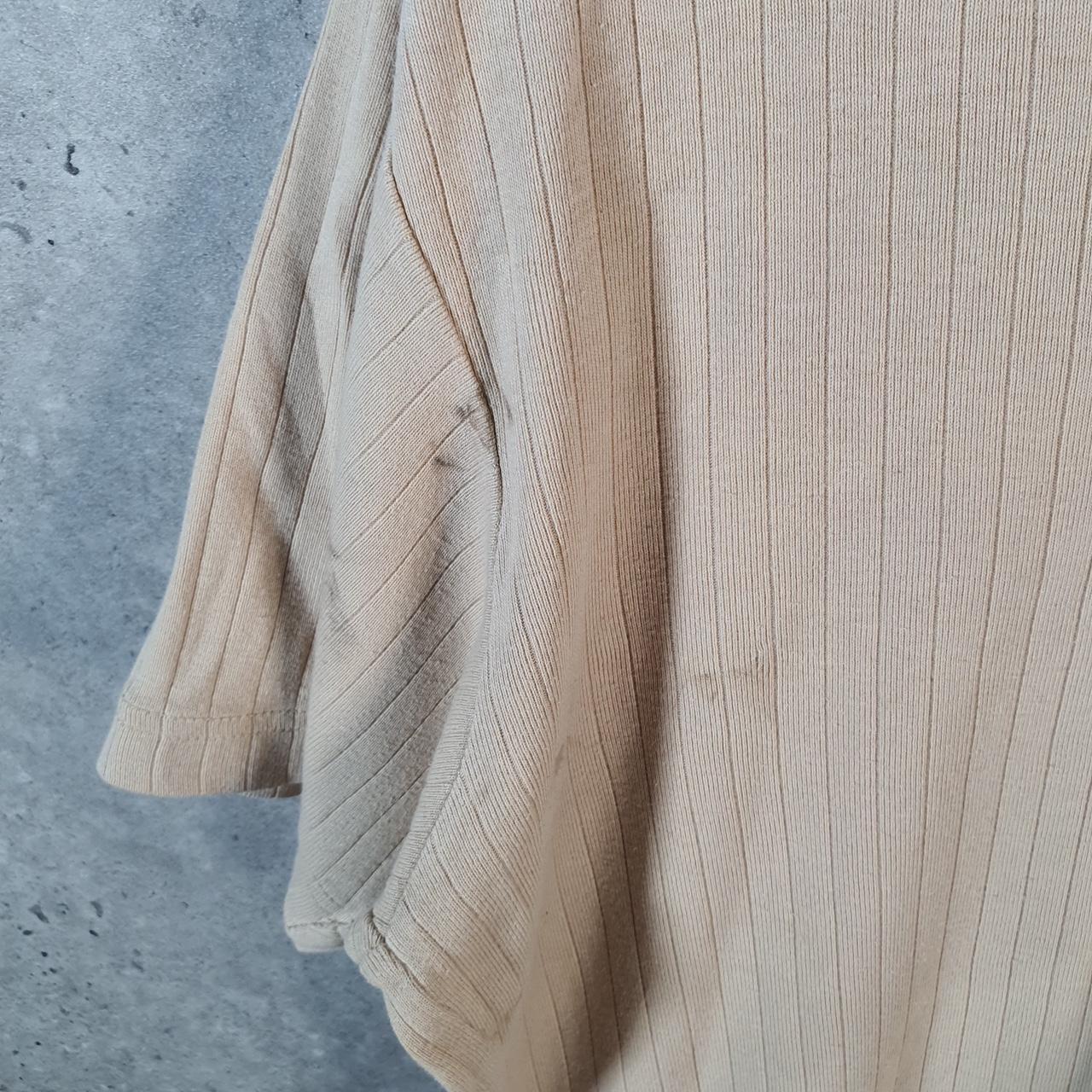 Vintage Tommy Hilfiger 90s T Shirt Men’s Medium Brown Classic Fit Embroidered Logo