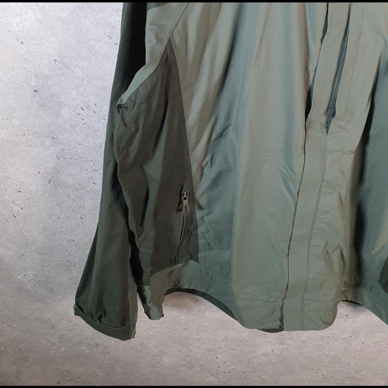 Vintage L.L. Bean Outdoors Nylon Jacket Mens XL Hooded Green Waterproof