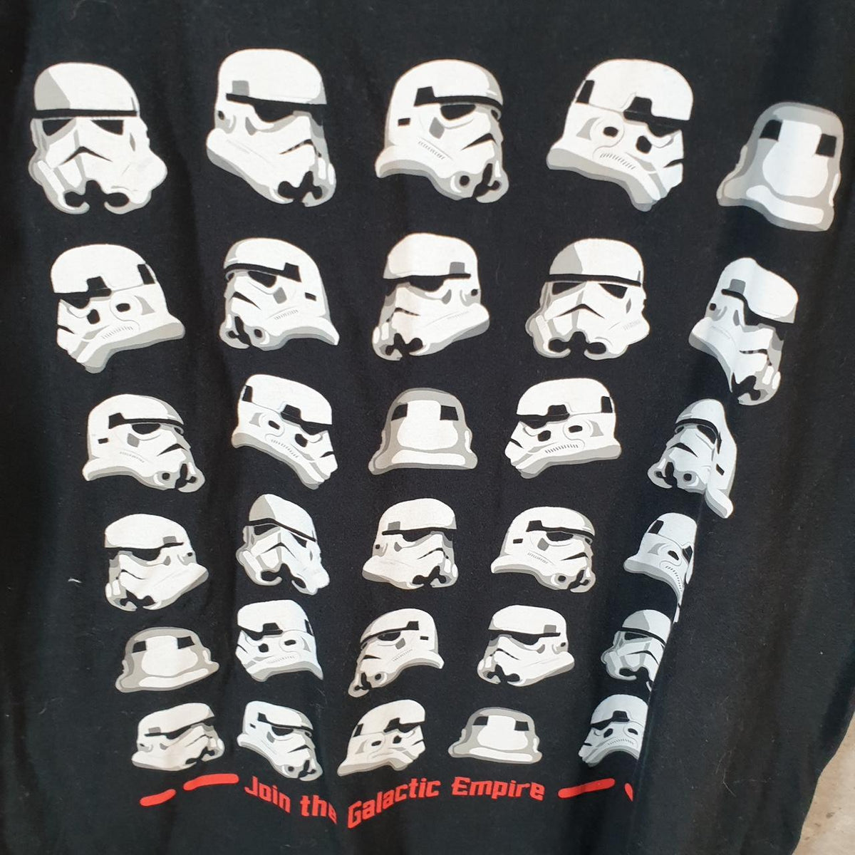 Vintage Star Wars Galactic Empire T Shirt Shirt Men’s Medium Black Logo Graphic Spellout C9626