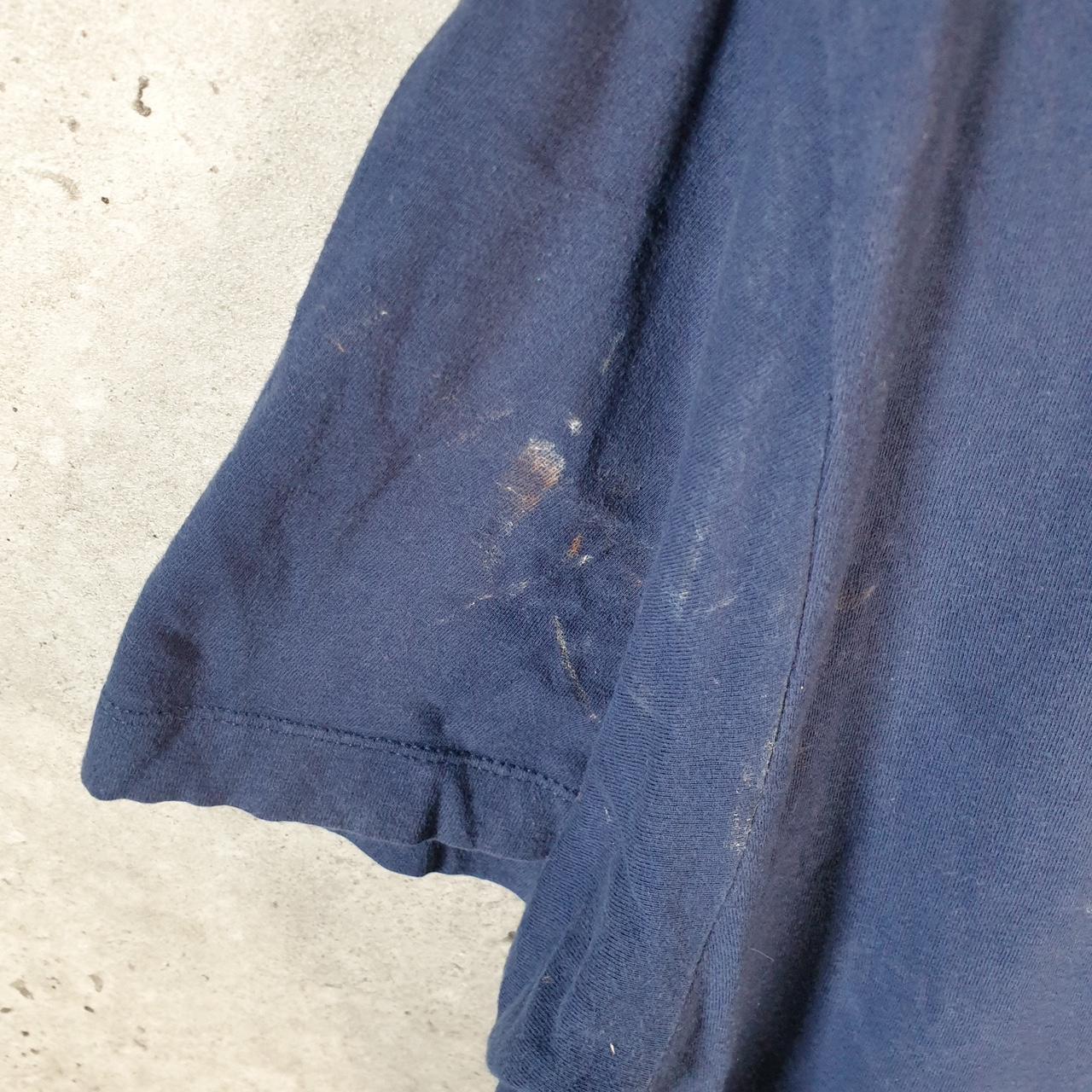 Vintage Nike MLB Astros Spellout T Shirt Mens Large Navy Blue Logo Swoosh Athletic