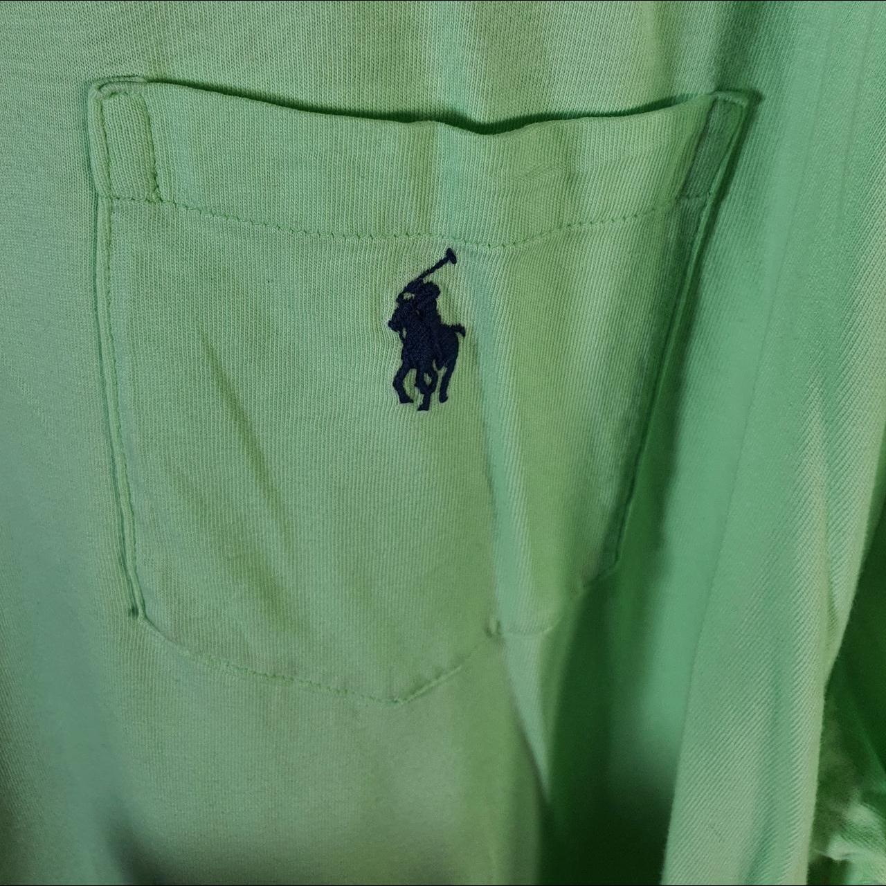 Vintage Ralph Lauren Polo T Shirt Men’s XL Green Embroidered Pony Classic Fit C9119