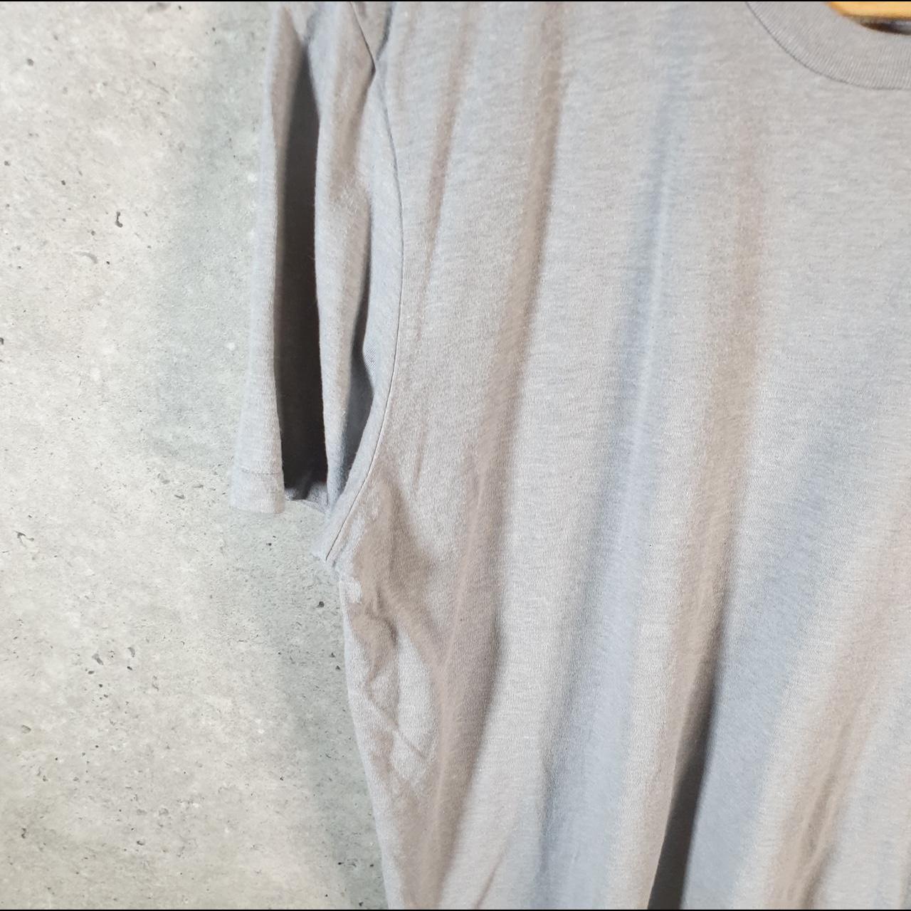 Vintage Adidas Go To Performance T Shirt Men’s Large Grey Three Stripes Logo Athletic