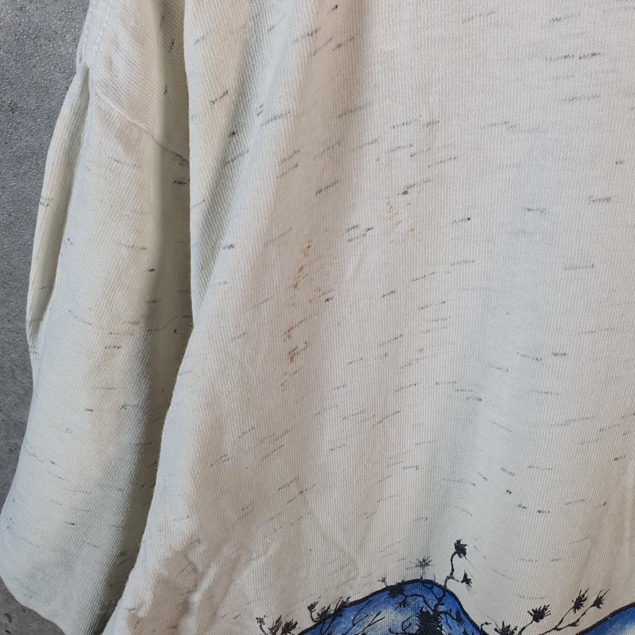 Vintage Oneita Power Lake Tahoe 90s USA Single Stitch T Shirt Men’s Large Grey